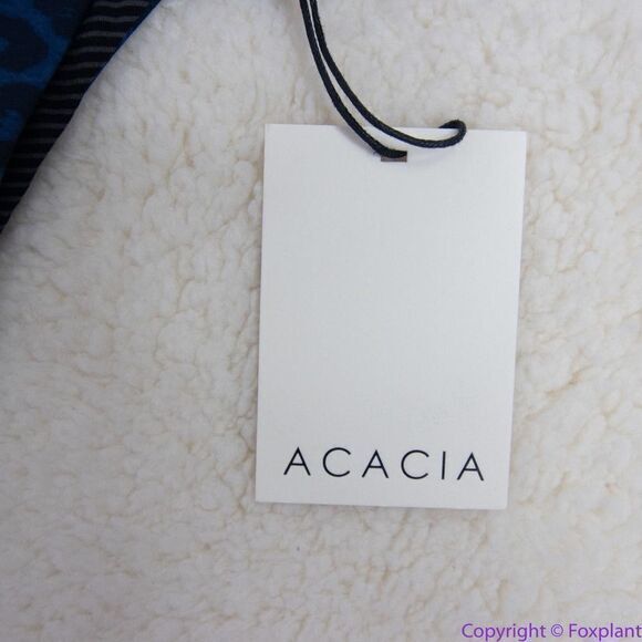 NEW Acacia Mateo bikini bottom‎ leopard animal print blue Amur, M - Picture 6 of 16